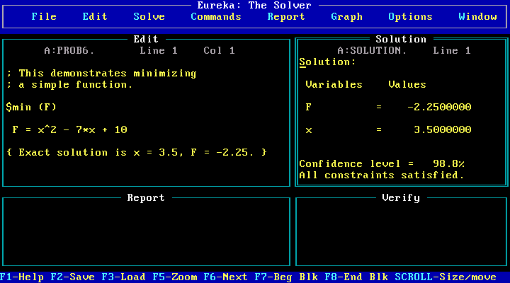 Eureka - The Solver 1.0 - Edit